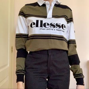 Ellesse Long Sleeve Collared Shirt